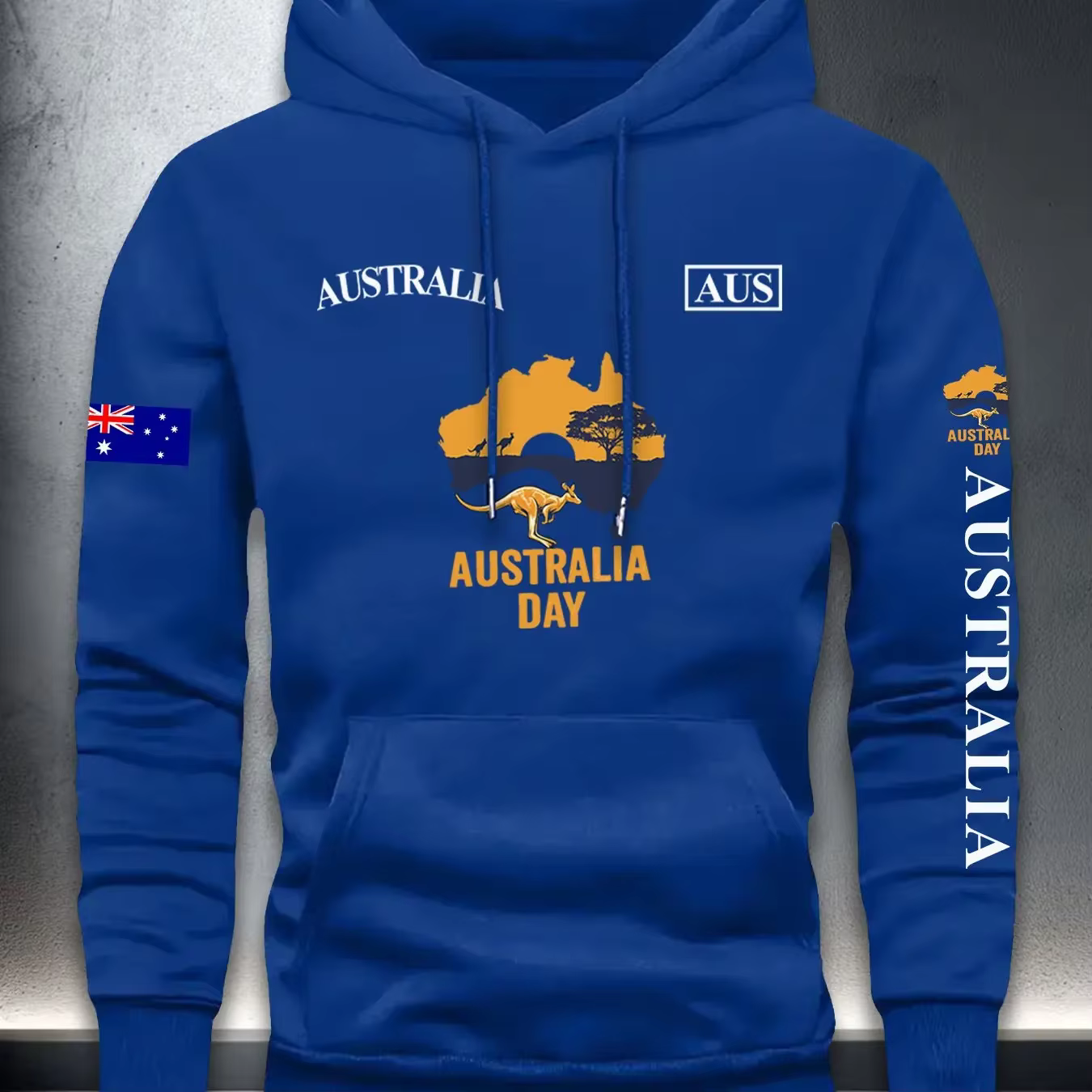 Nouveau sweat à capuche/veste imprimé style français multicolore et à motifs variés, tendance et pol