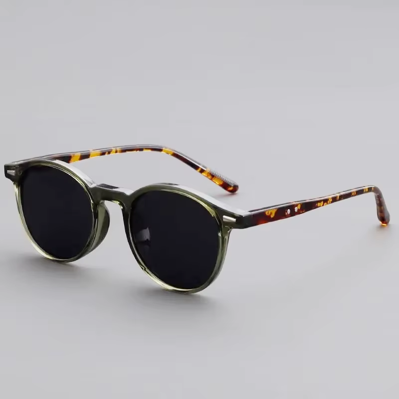 Lunettes de soleil rondes vintage pour femmes et hommes, lunettes de soleil circulaires, lunettes ov