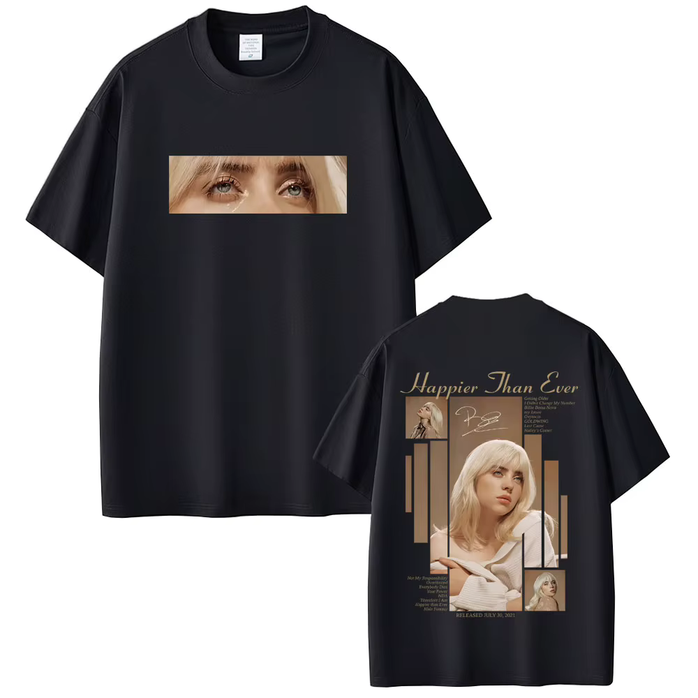 Le bonheur que jamais 2025 T-shirt hommes femmes mode Pop musique à manches courtes T-shirts unisexe