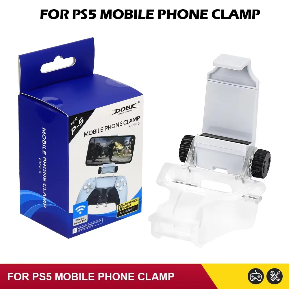 Clip de jeu pour téléphone portable, support de manette de jeu pour PS5, support de fixation pour jo