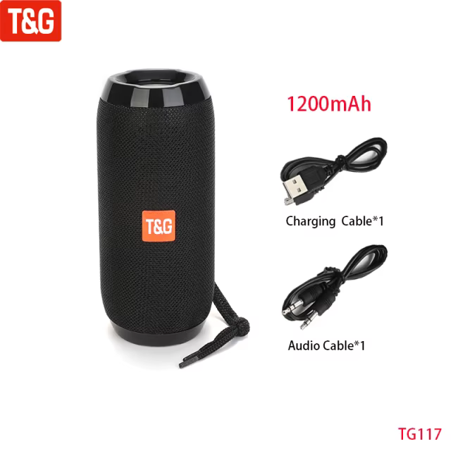 Haut-parleur Bluetooth portable sans fil, Caixa De Som, Boîte de son itude Bluetooth pour radio FM, 