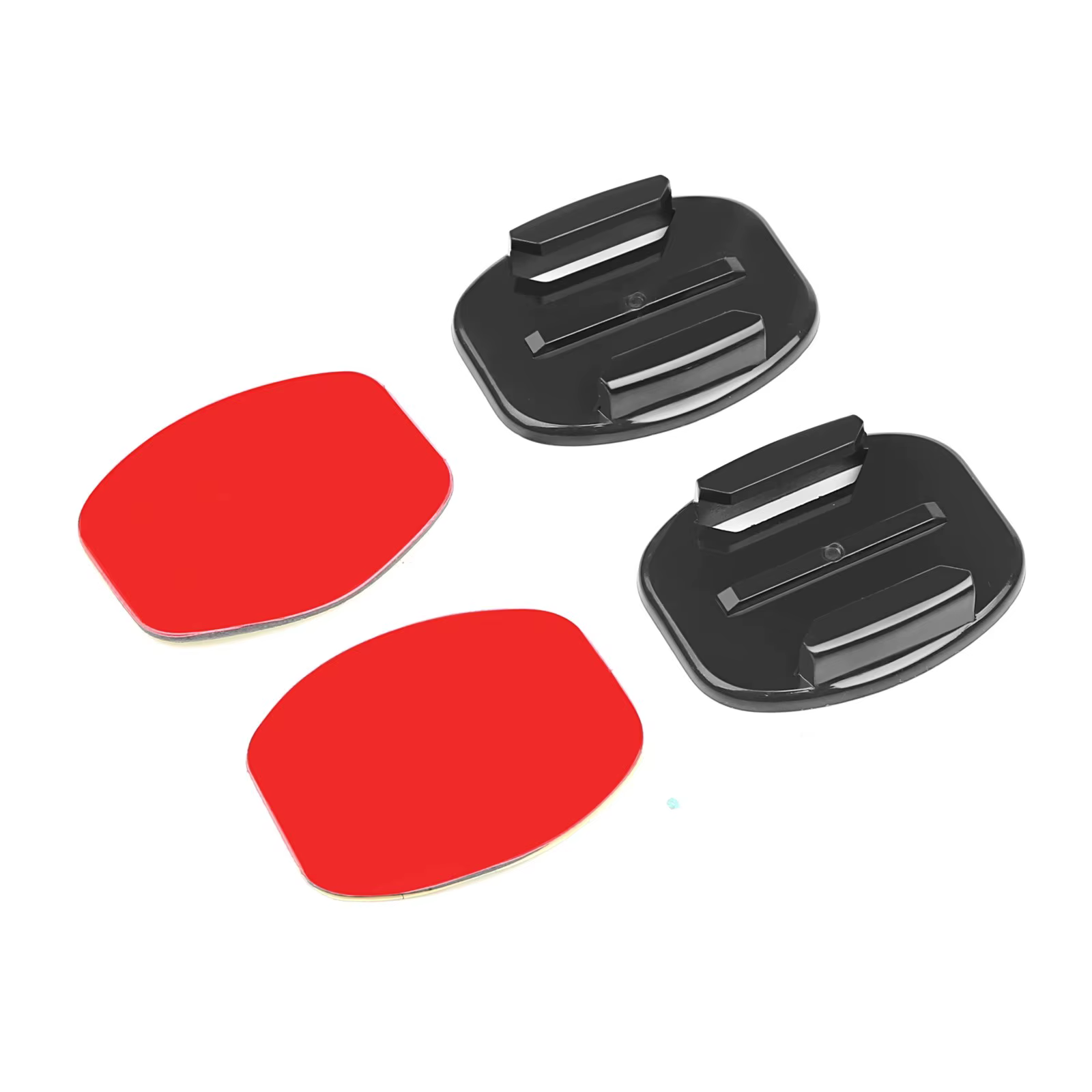 Supports adhésifs pour accessoires Gopro Hero, autocollants plats incurvés, tampons collants pour ca