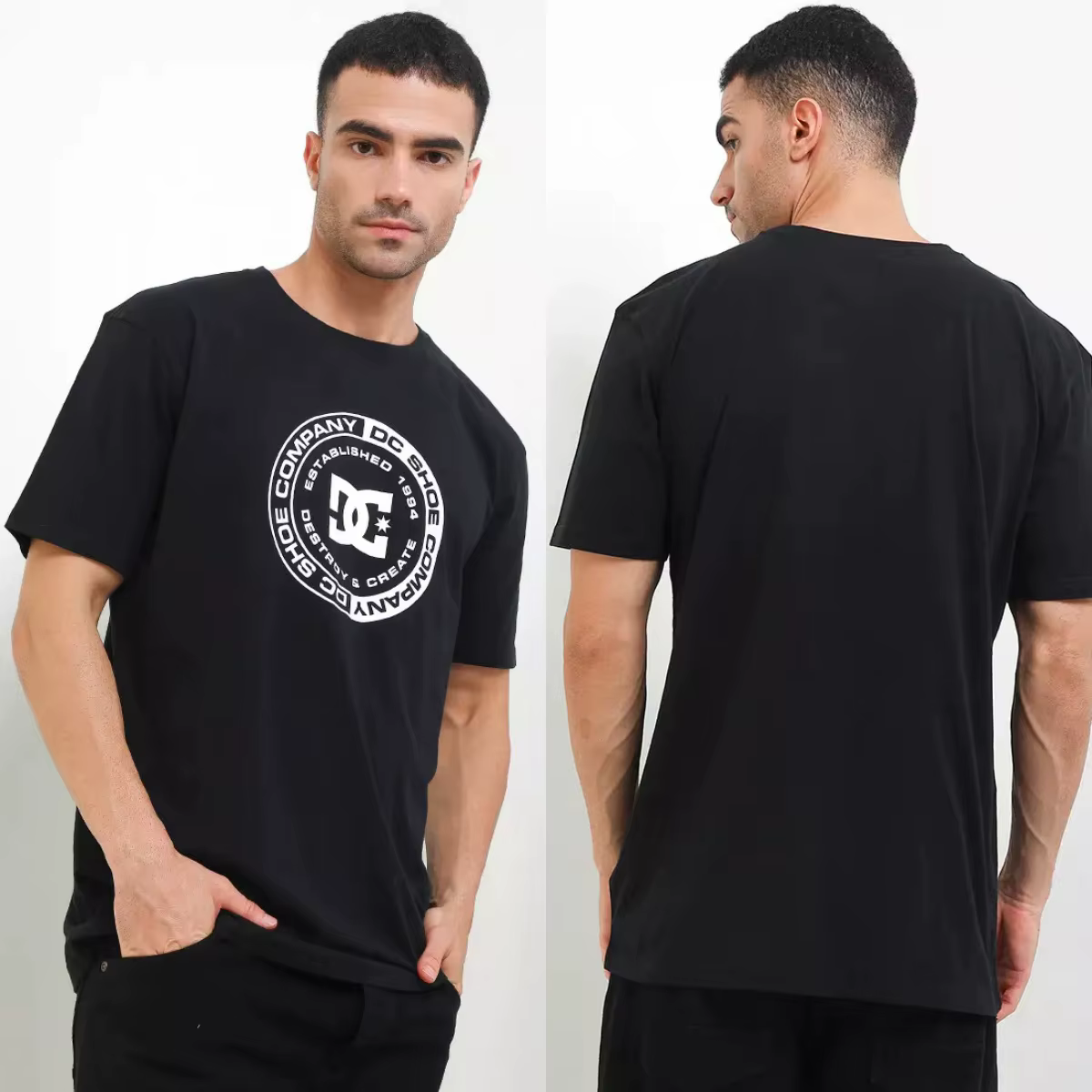 T-shirt classique avec Logo DC pour hommes et femmes, en coton, avec image graphique, marque de spor