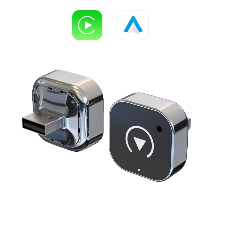 Adaptateur CarPlay/Android Auto 2026 filaire vers sans fil pour Apple et Android – Plug and Play – A