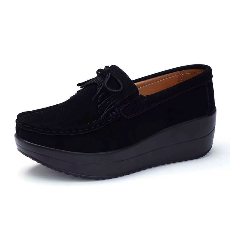 Encounak Air-Baskets plates massives pour femmes, chaussures de tennis en MSI, chaussures de loisirs