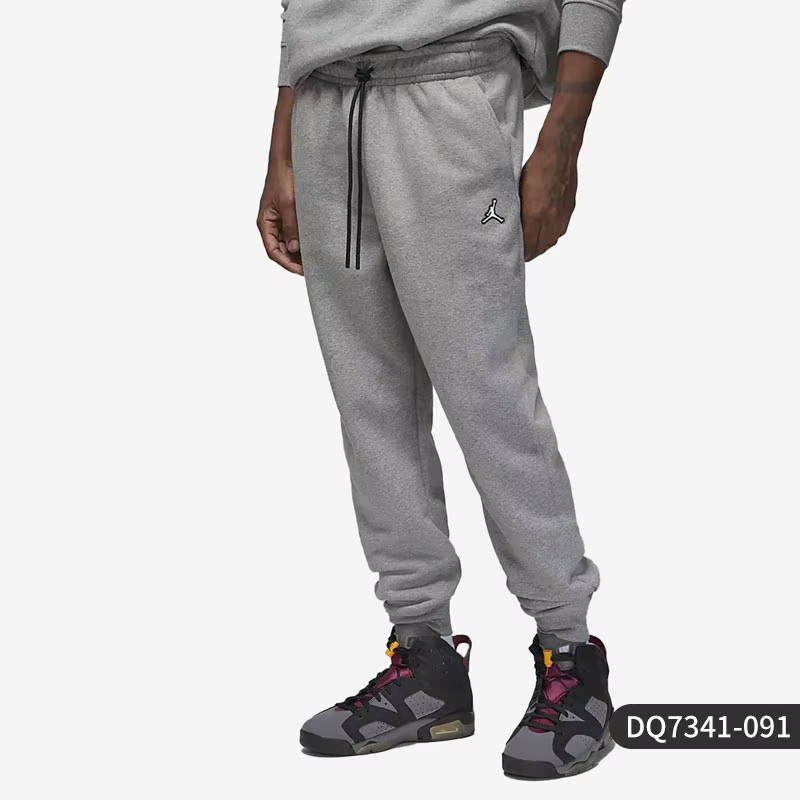 Nike véritable Air Jordan pantalon de Sport en polaire décontracté pour hommes DQ7341-091