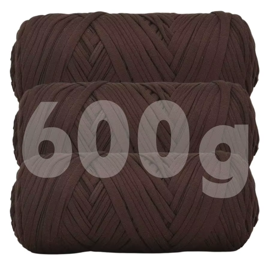 3 pelotes de fil T-shirt 600g, fil doux pour crochet, sacs, paniers, tapis, tricot à la main, artisa