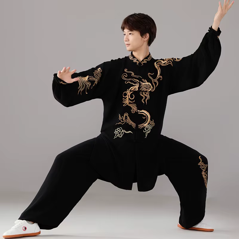 Ensemble de costumes Tai Chi Kung Fu 2025 – Uniforme d'entraînement Baduanjin Qigong pour hommes et 