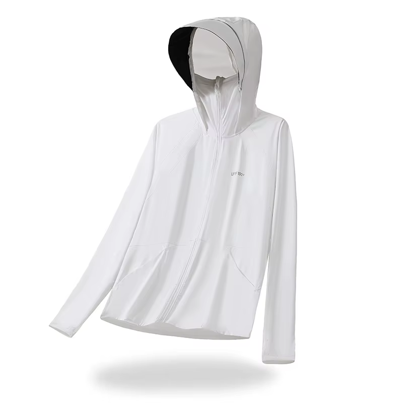 Vêtements d'été en soie glacée, sensation fraîche, vêtements de Protection solaire respirants UPF100