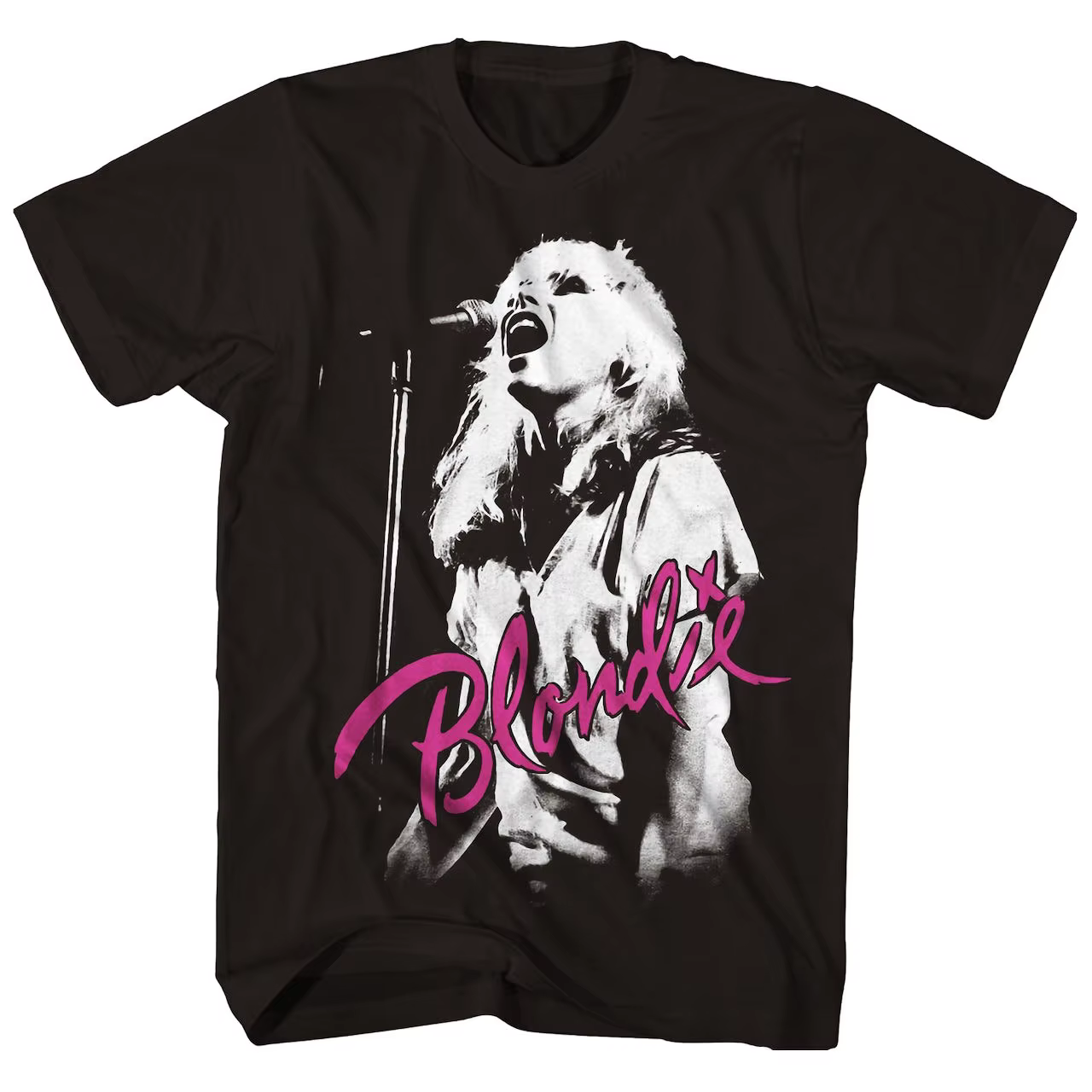 T-shirt punk rock du groupe Blondie, t-shirt rétro et ample pour le groupe féminin des années 1960