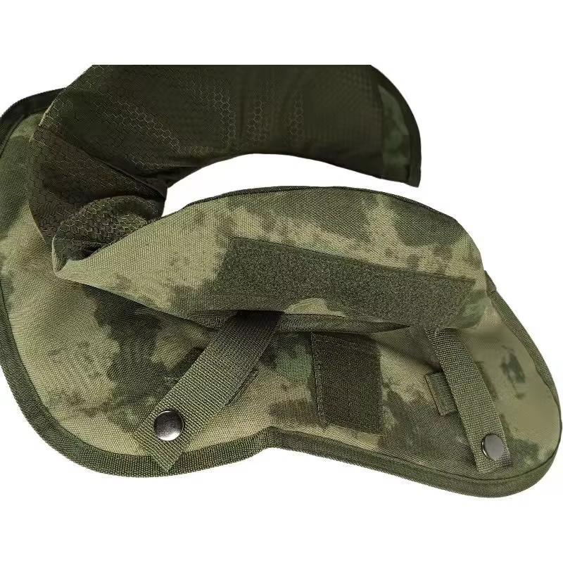 Gilet tactique, protège-cou, équipement de protection, chasse, camouflage vert ruineux