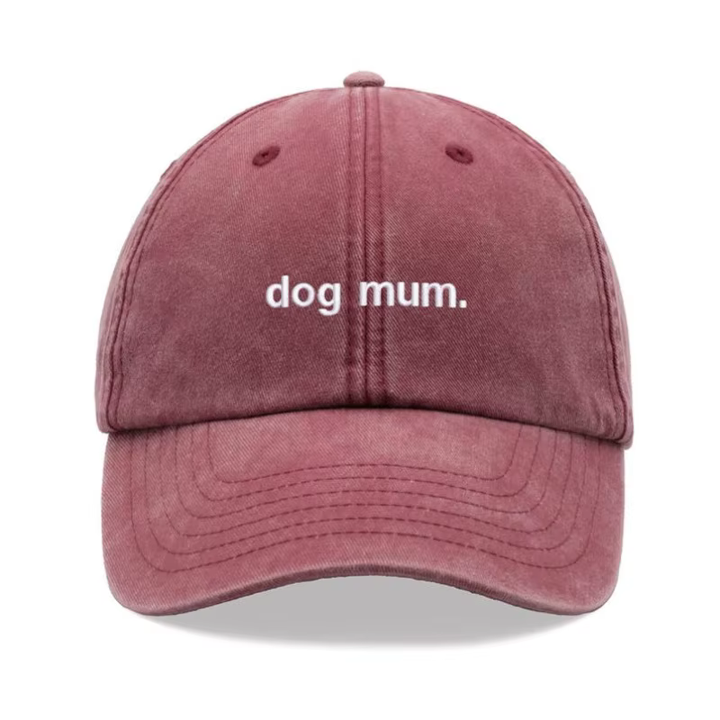 1 pièce, « maman chien ». Casquette de baseball vintage lavée Kanye pour femmes, chapeau de loisirs 