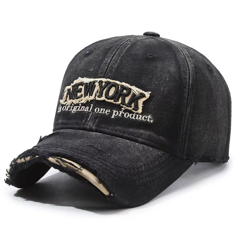 Casquette de baseball d'été beige FS Brand avec lettres pour hommes, casquette de protection solaire