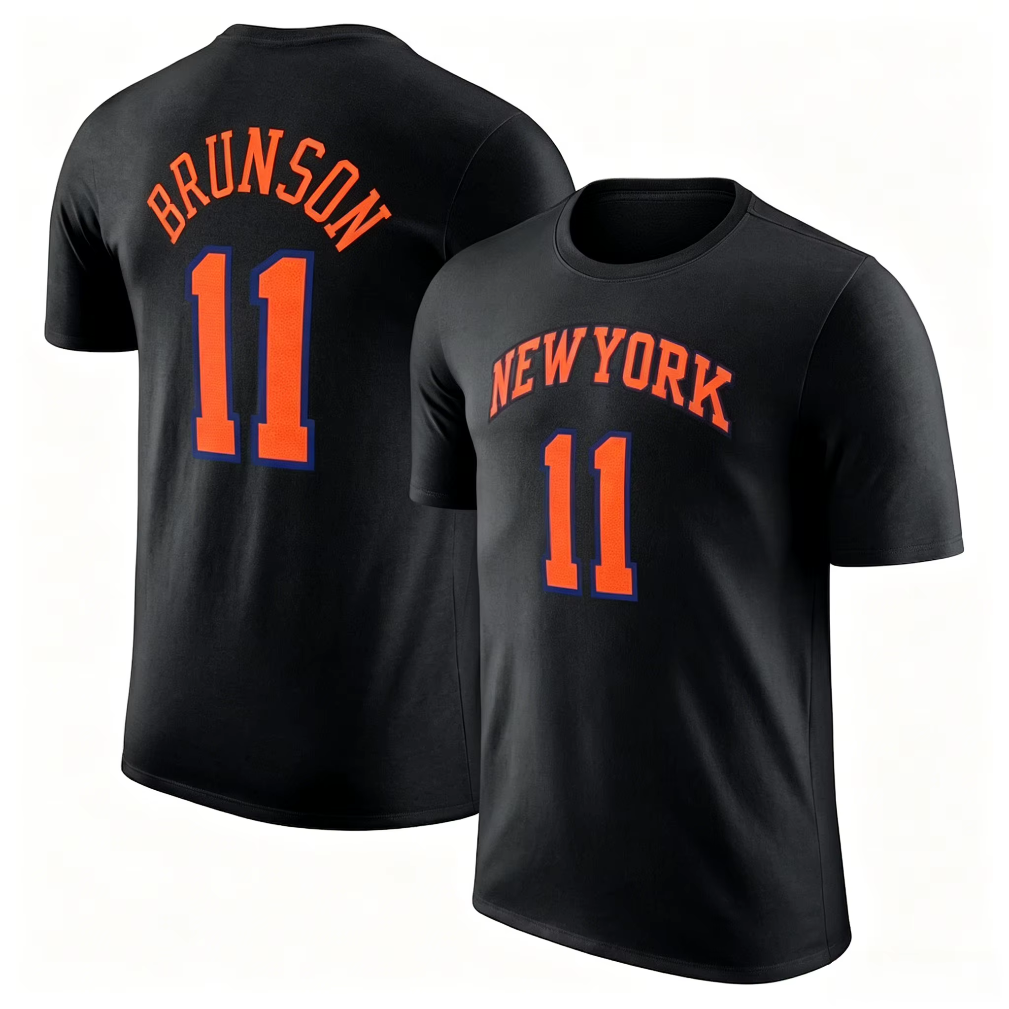 T-shirt de sport respirant Brunson 11 en coton 100% pour homme, maillot de basket-ball tendance de l