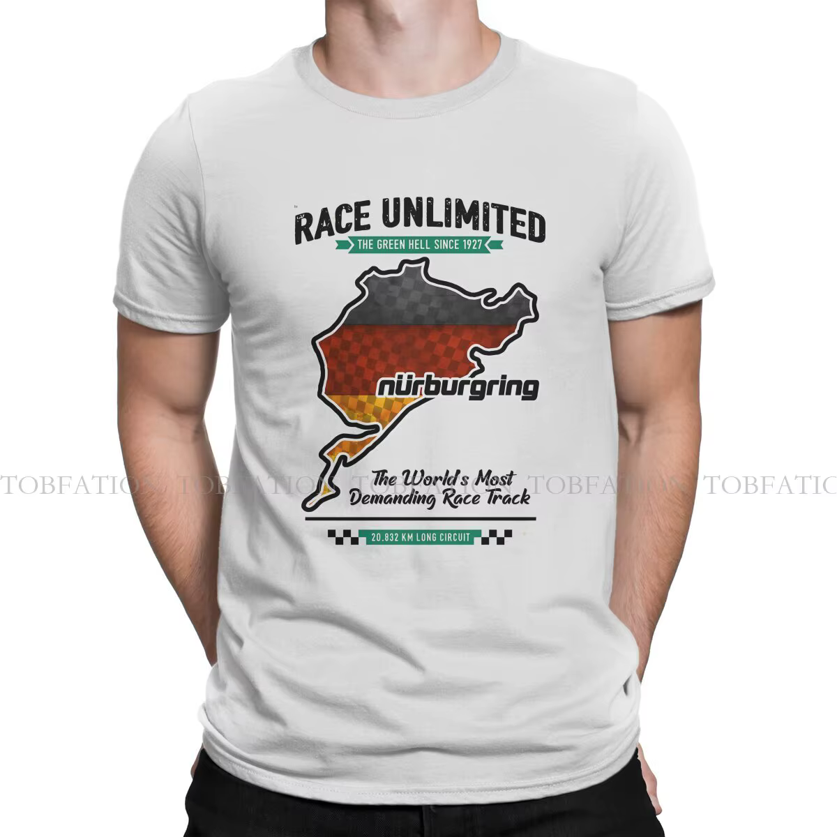 Nürburgring-T-shirt unique Heinschleife F1, formule 1, confortable, créatif, graphique