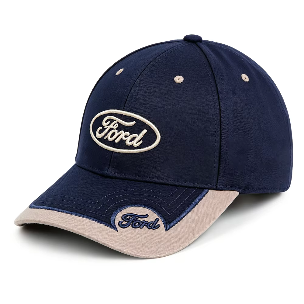 Casquette de baseball réglable avec logo de voiture pour Ford Fiesta Mustang Fusion Focus, casquette