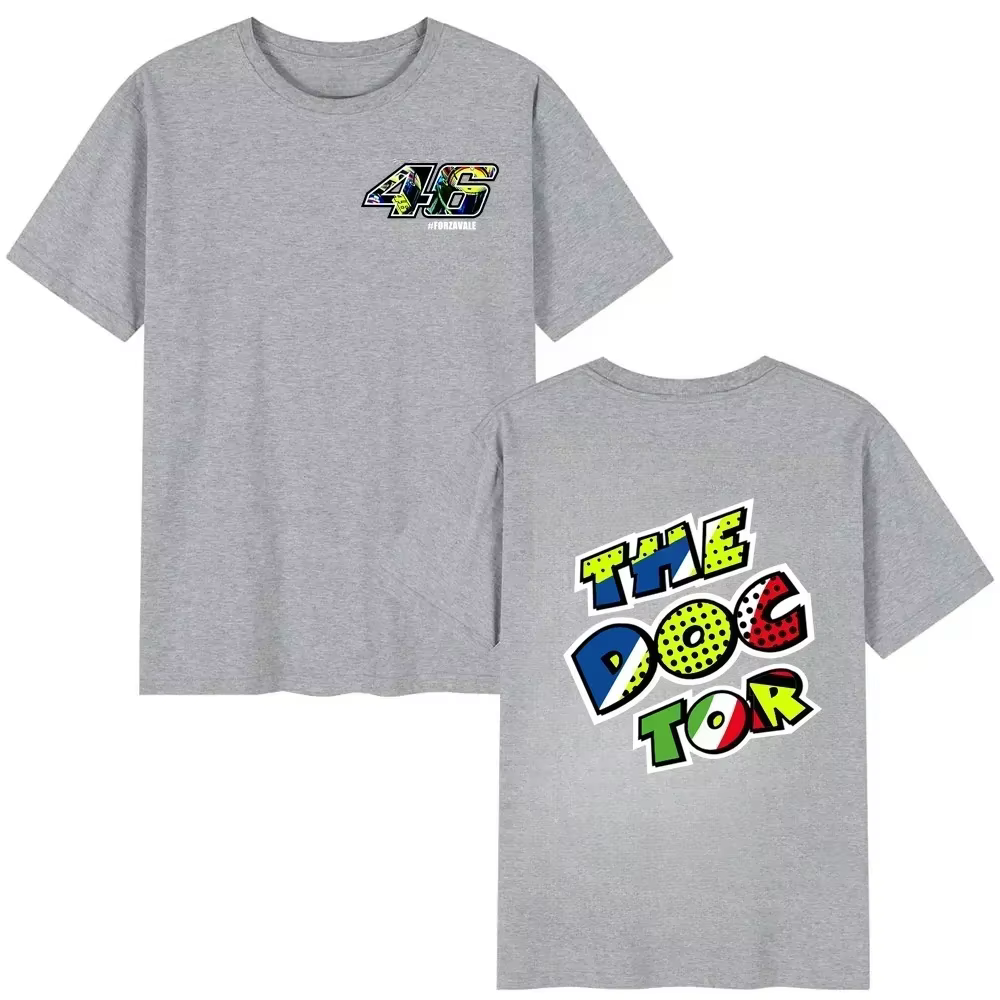 T-shirt décontracté pour hommes, Moto GP The Doctor Motorcycle Race Sportor Rossi, T-shirt d'été à m
