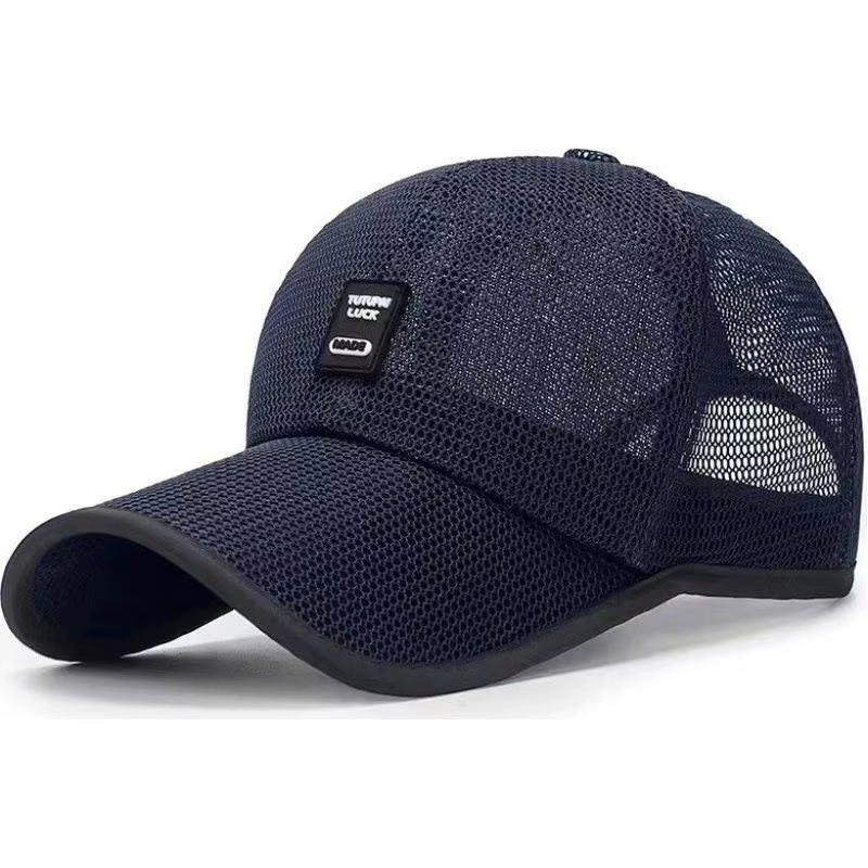 Casquette unisexe à visière légèrement incurvée style trucker pour hommes et femmes, décontractée, r