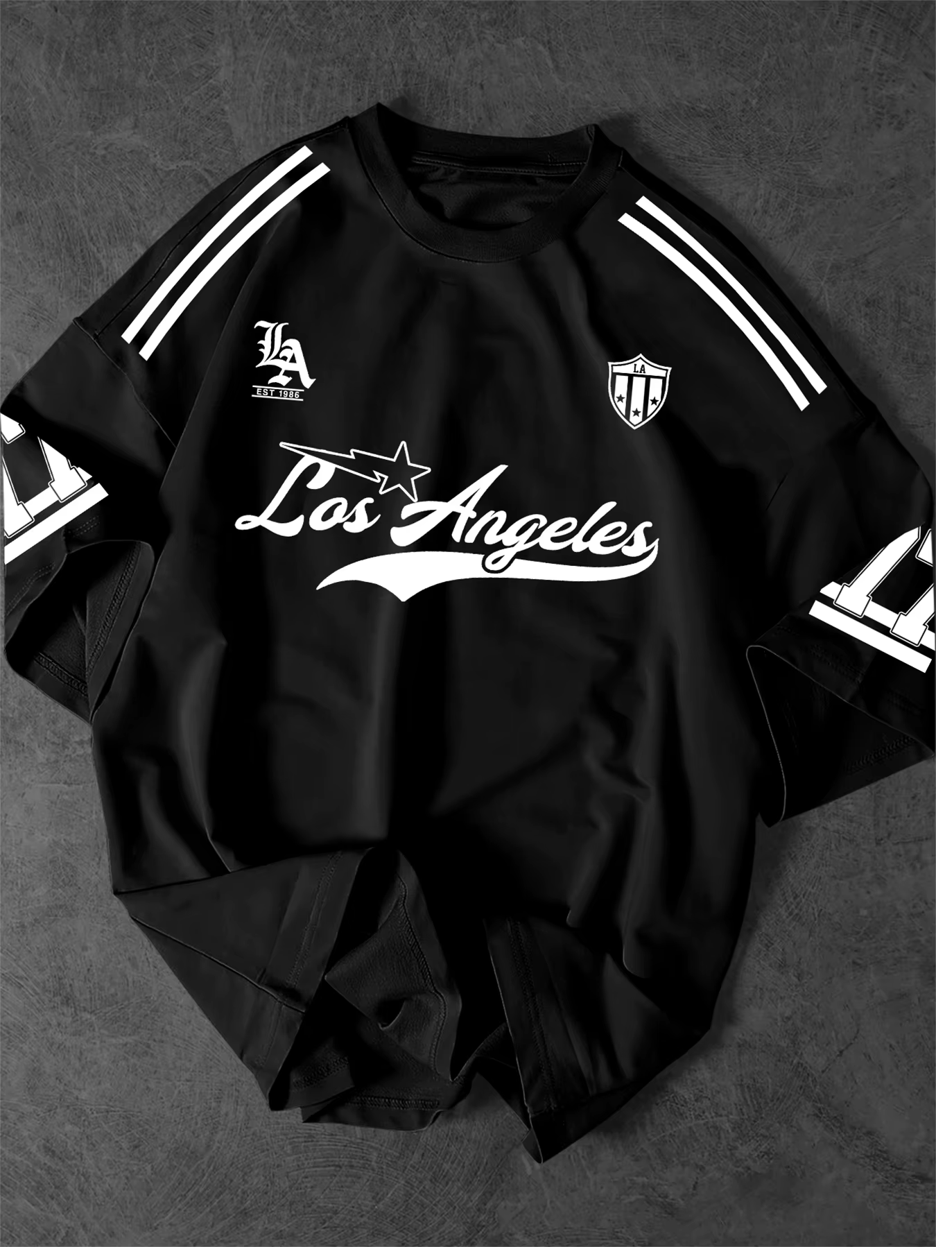 T-shirt imprimé pour hommes, nouvelle mode d'été, Los Angeles EST 1986, tee-shirt imprimé vintage sp