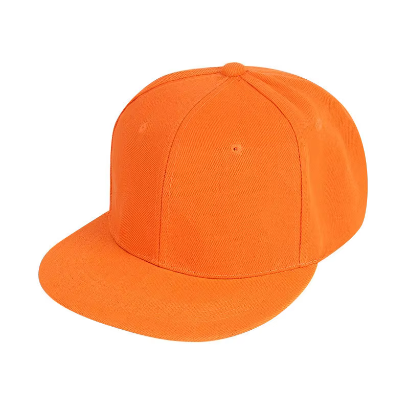 Casquettes Snapback Personnalisées pour Sports de Plein Air, Chapeaux Hip Hop à Visière Plate pour H