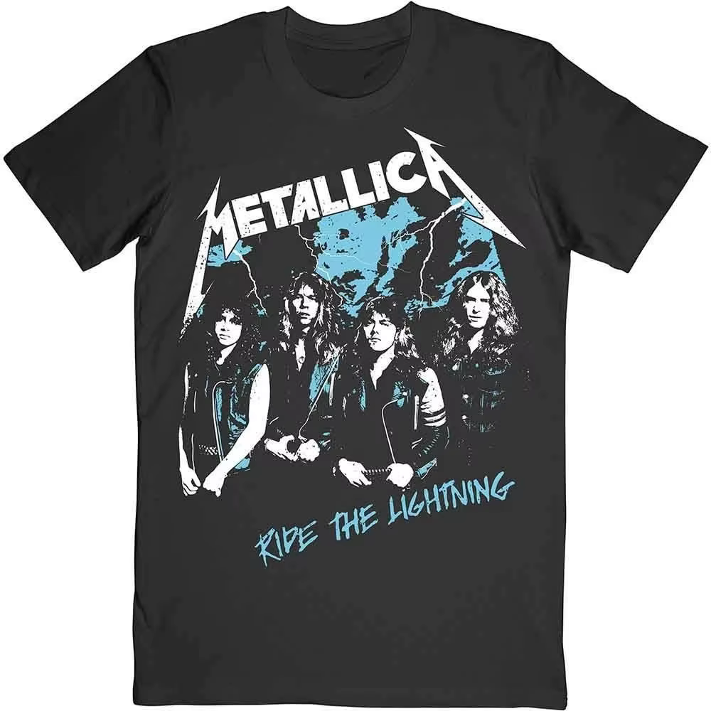 T-shirt Metallica M72 World Tour 2025 2026 Flame Skull Band 100% Coton Imprimé Homme Femme Streetwea