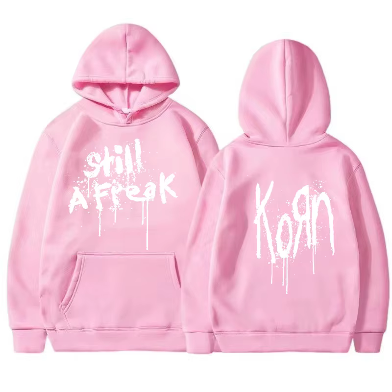 Korn Music-Pull gothique en métal vintage pour hommes, haut à capuche, vêtements unisexes, streetwea