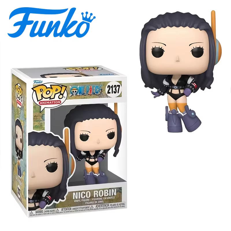Figurine Funko POP One Piece en vinyle Nico Robin, modèle de collection, jouet, statue, cadeau d'ann