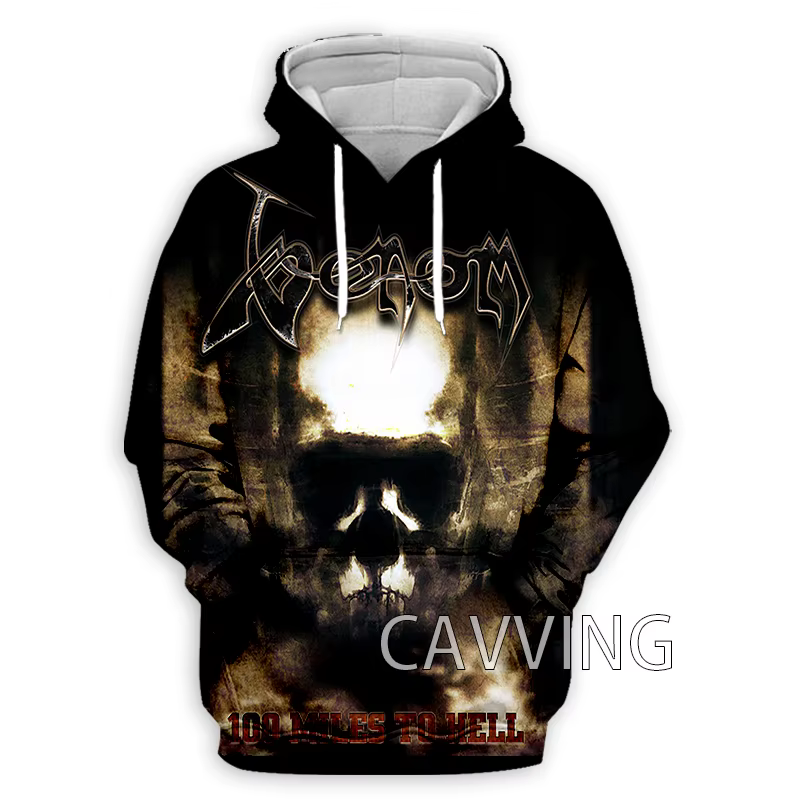 Sweat-shirts à capuche imprimés en 3D VENOM, style Harajuku, hauts et vêtements