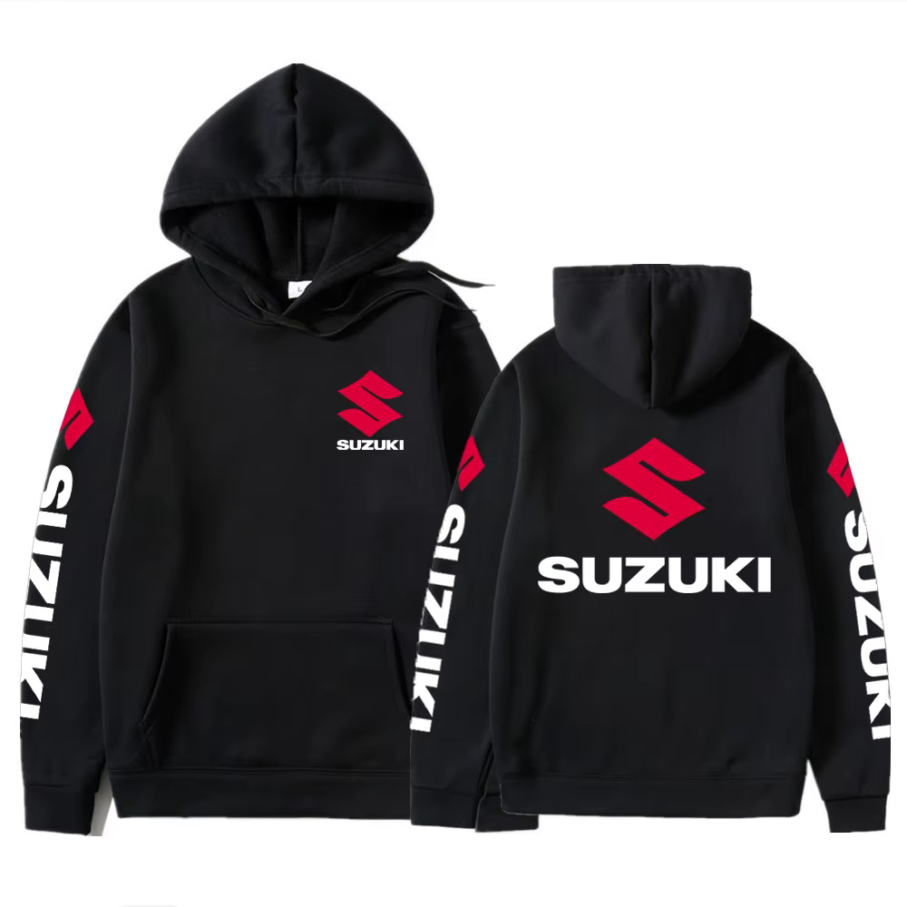Suzuki Logo moto course équipe hommes à capuche 2026 nouveau décontracté femmes sweat printemps auto