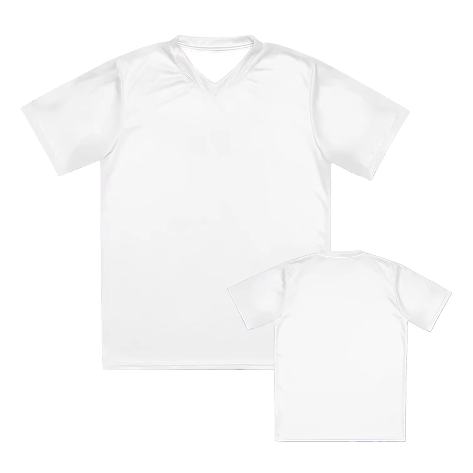 Chemise personnalisée 3D T-shirts de sport pour hommes femmes été maillot de Football col en v T-Shi