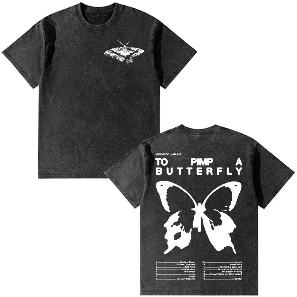 T-shirt tendance Kendrick Lamar They Not Like Us pour hommes et femmes, style hip-hop vintage, délav
