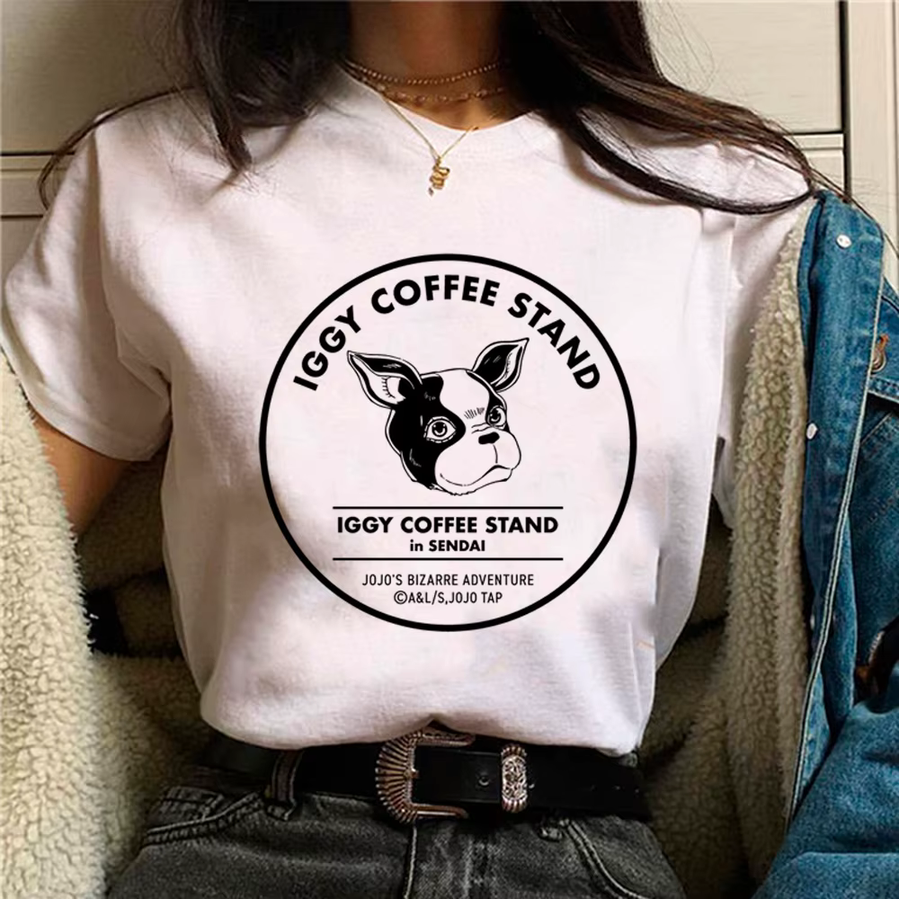 Iggie Jojo Iggy top femmes designer Y2K bande dessinée t-shirts femme harajuku bande dessinée années