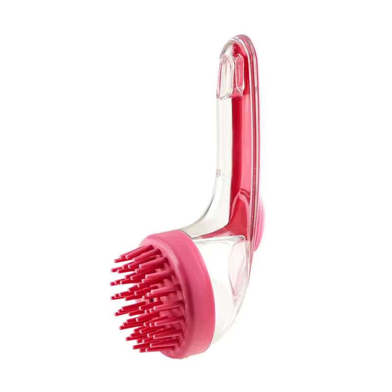 Brosse à shampoing à long manche, brosse de bain, massage du cuir chevelu, presse à dérouter, peigne