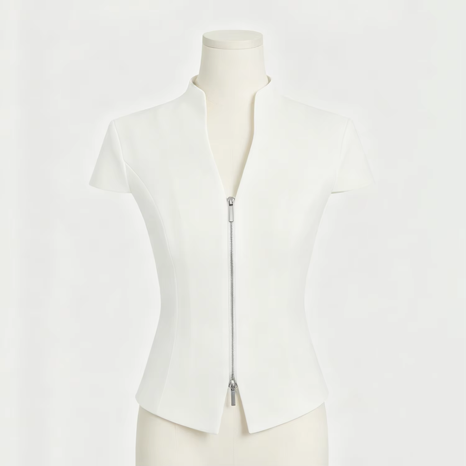 LIMO 2026 Nouvelle Arrivée Gilet Élégant Ajusté à Fermeture Éclair pour Femme Tenue de Bureau