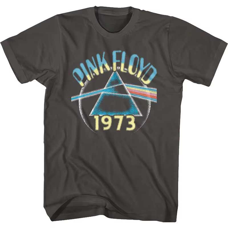 Nouveau T-shirt noir style rétro années 80 2026, coupe oversize à épaules tombantes, imprimé double 