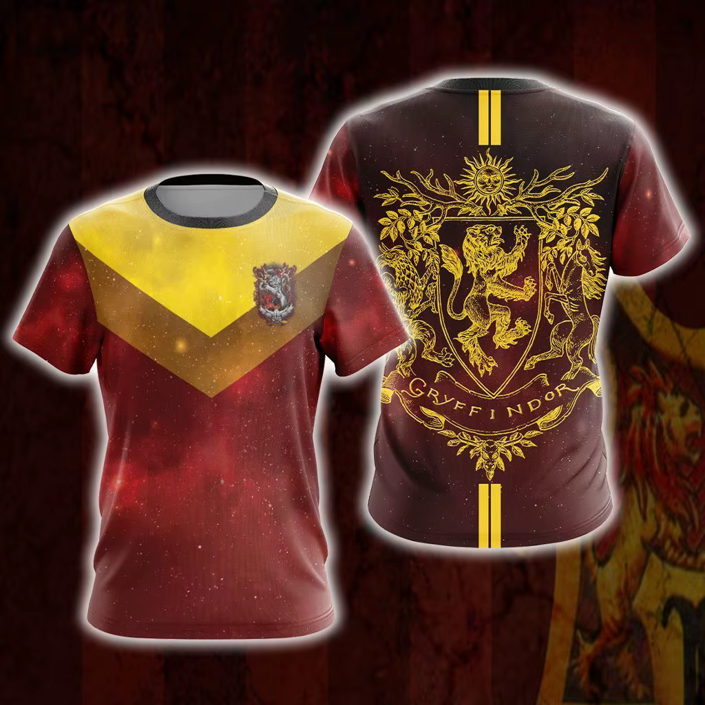 Nouvelle collection de vêtements décontractés à manches courtes inspirés du dernier film Harry Potte