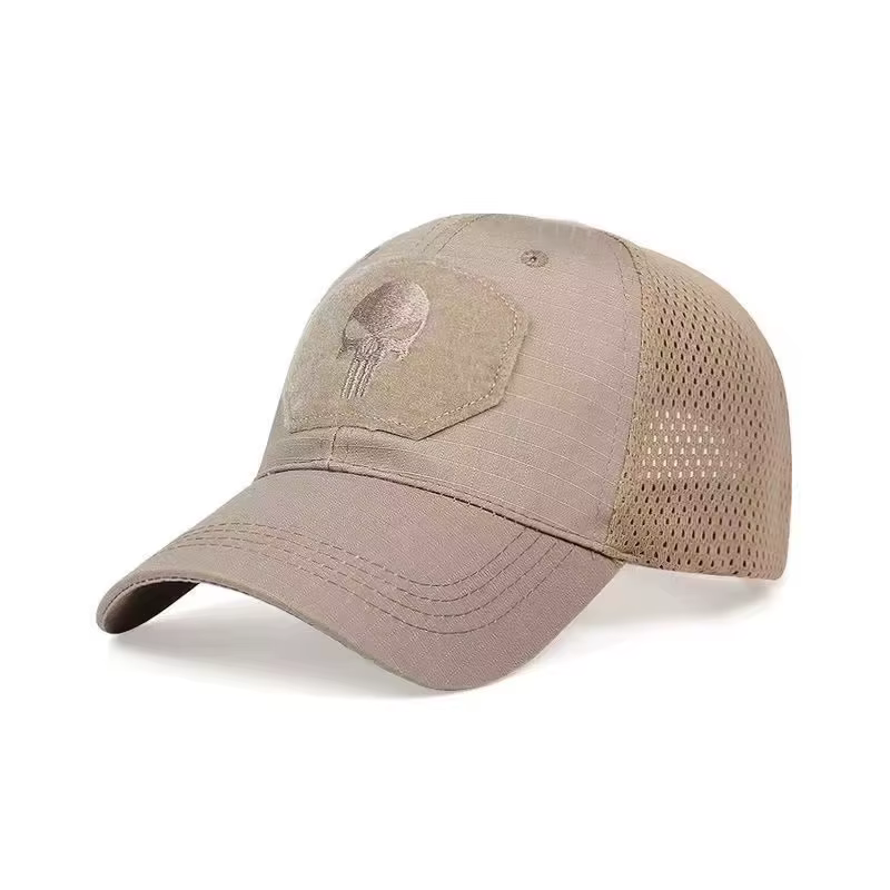 Casquette de Baseball en maille pour hommes et femmes, Camouflage, crâne, réglable, Airsoft, tactiqu