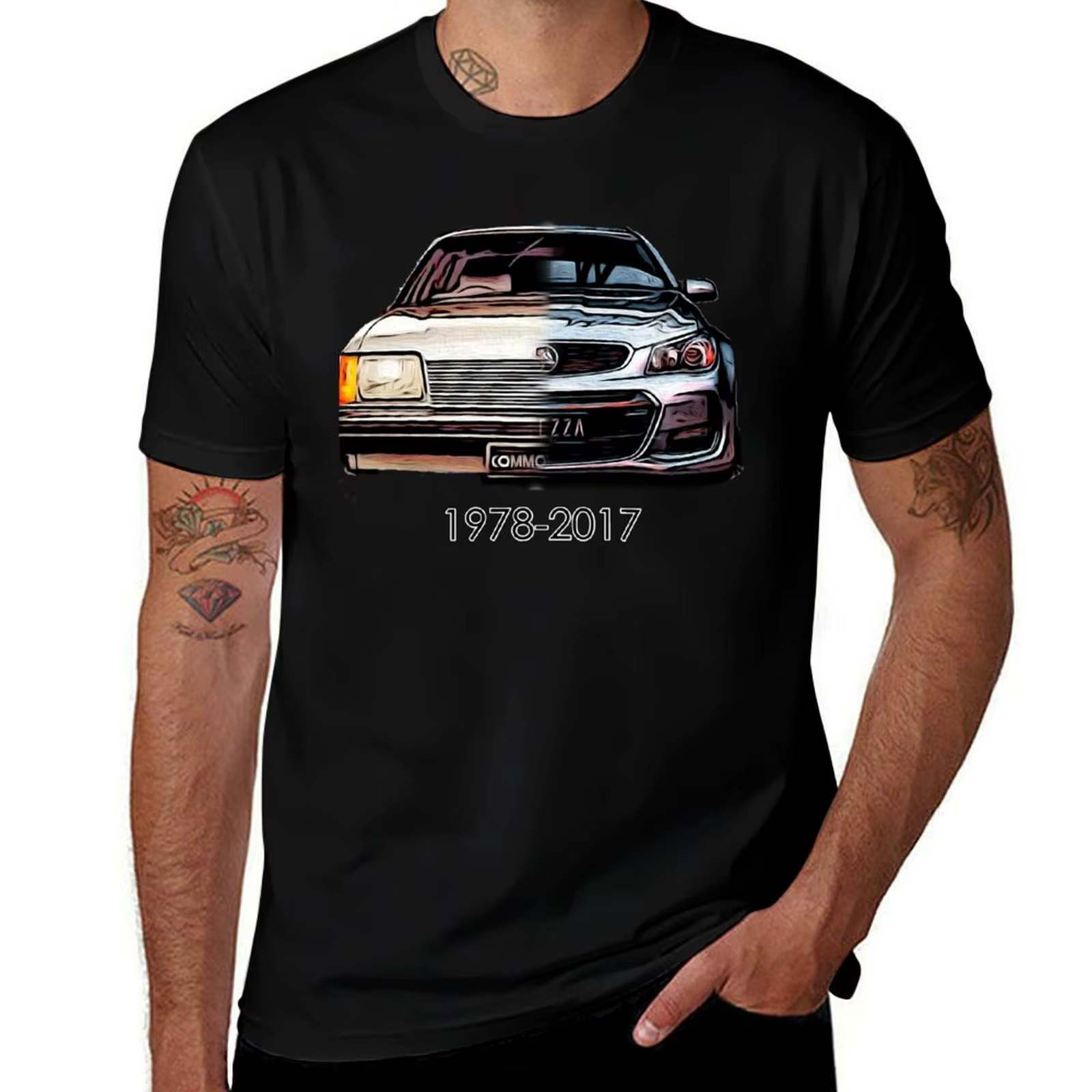 T-shirt RIP Holden Commodore anti-rides à manches courtes