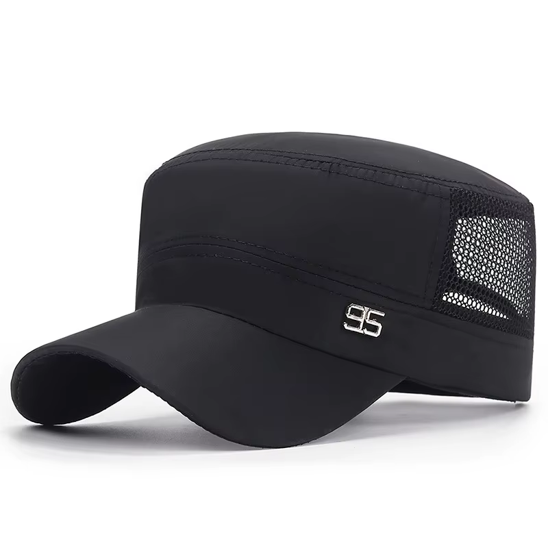 Casquette militaire à dessus plat, casquette de baseball pour homme, chapeau d'été pour homme, chape