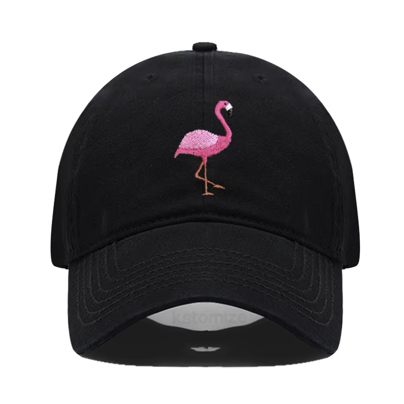 Casquettes de Baseball flamant rose brodées d'animaux pour hommes et femmes, chapeau rétro en coton 