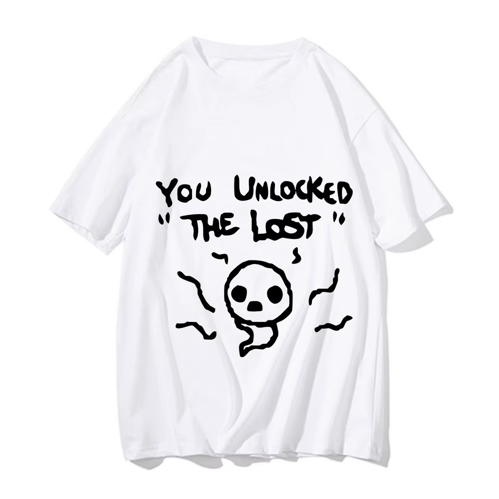 La reliure d'Isaac imprimé T-shirt homme/Woaen décontracté mode été coton à manches courtes dessin a