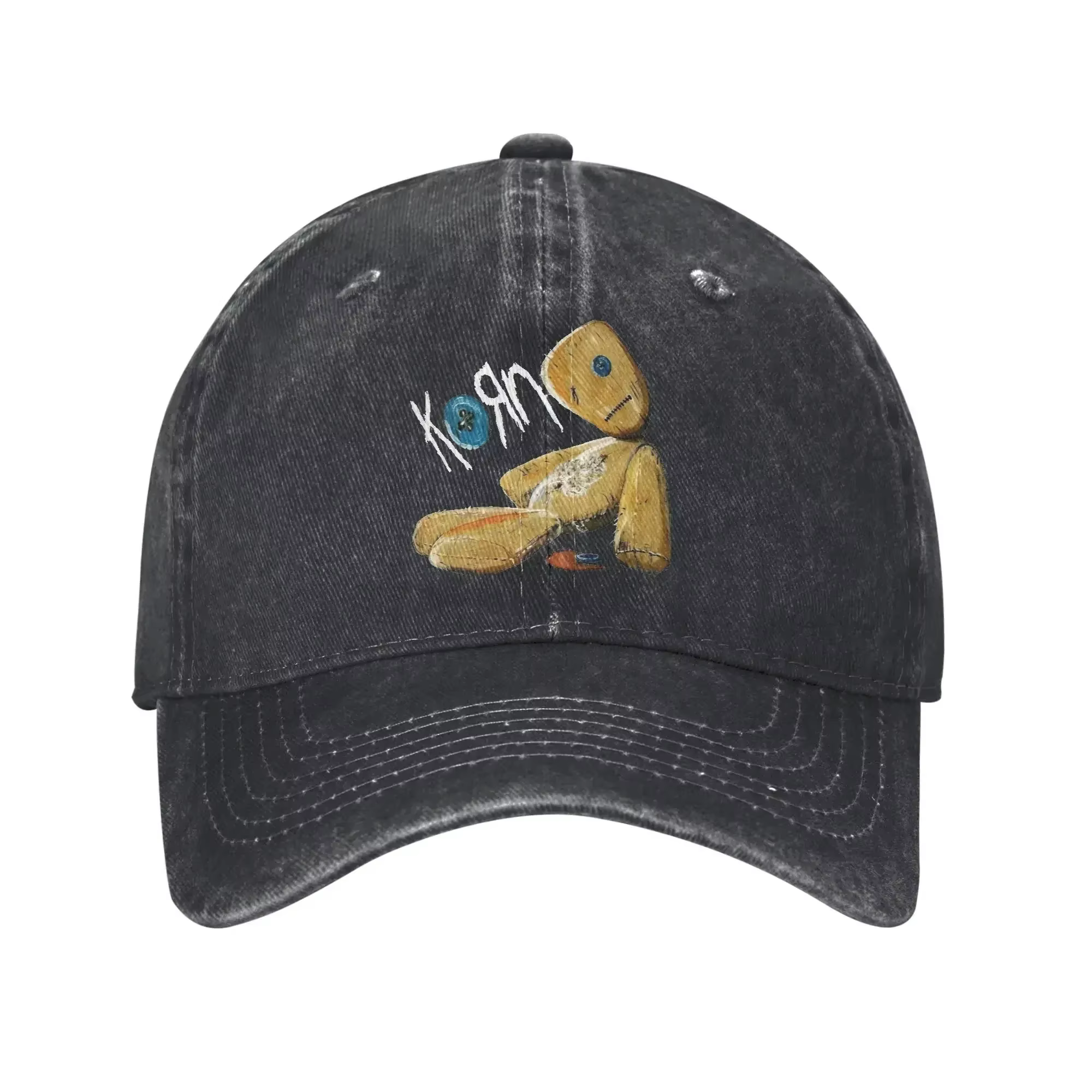 Korn métal groupe de musique poupée hommes femmes casquettes de Baseball en détresse coton casquette