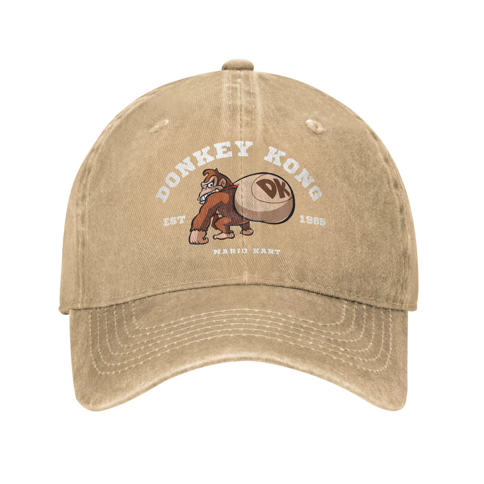 Dessin animé singe beignets jeu mignon Kongs casquettes de Baseball accessoires pour unisexe réglabl