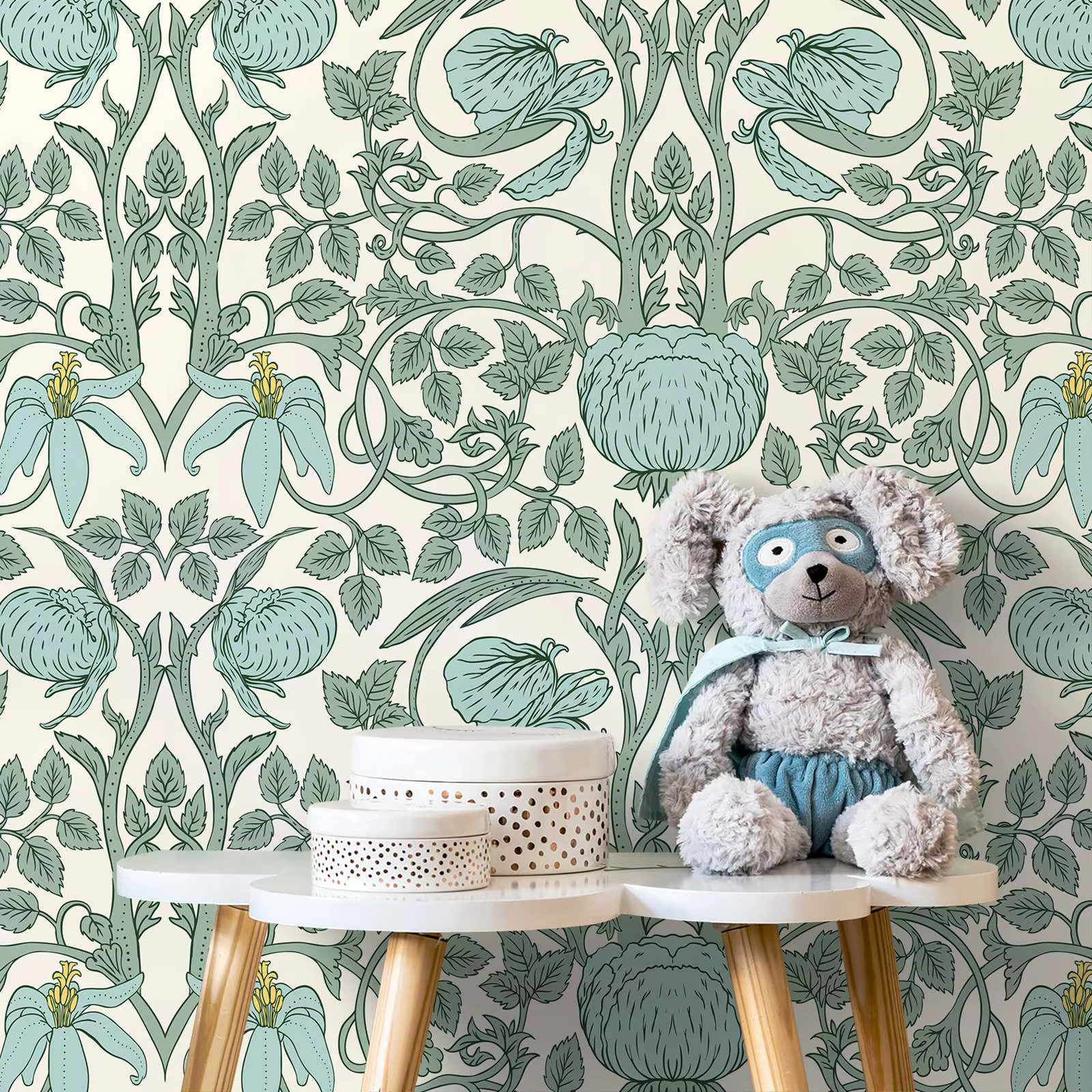 Papier peint d'art Pastel Nouveau, papier peint à décoller et à coller pour la décoration de la mais