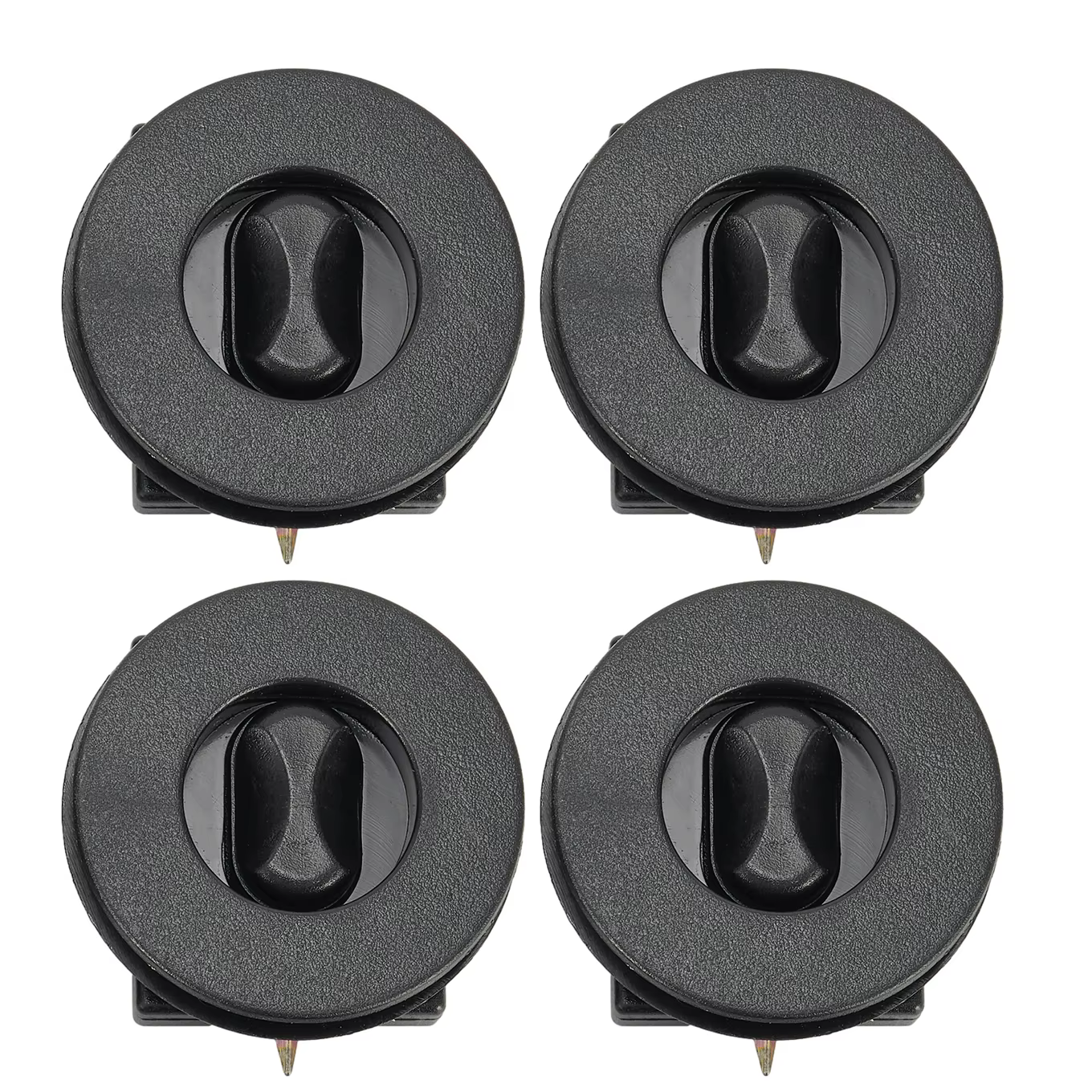 Nouvelles pinces de fixation antidérapantes noires pour tapis de sol de voiture, 4 pièces, supports 