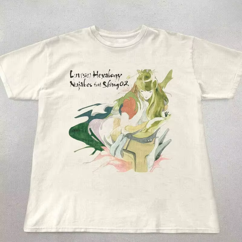 T-shirt Nujabes Luv Sic, tee-shirt graphique Hip Hop, tee-shirt Nujabes, t-shirts graphiques japonai