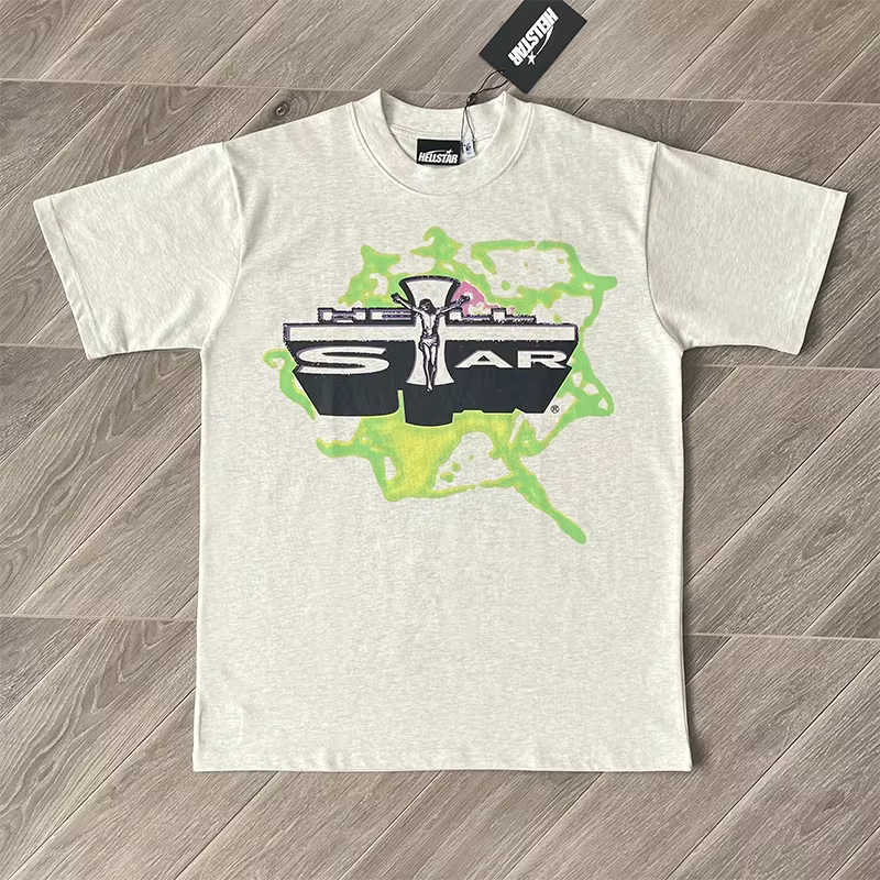 HS Globe Europe et états-unis marque de mode dans le même grand logo T-shirt à manches courtes