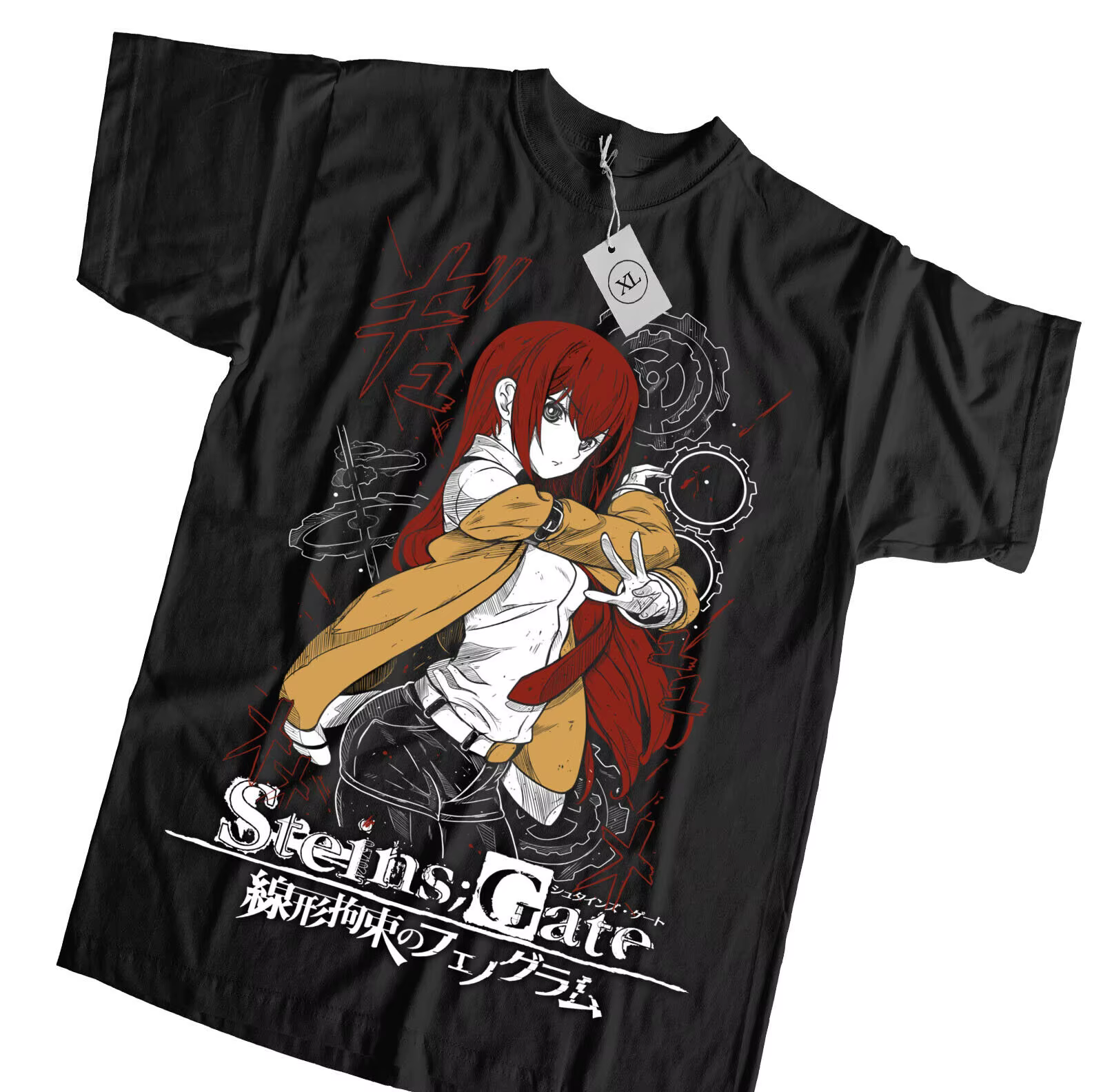 Steins Gate-T-shirt graphique manga pour homme, chemise anime, nouveau, 2022