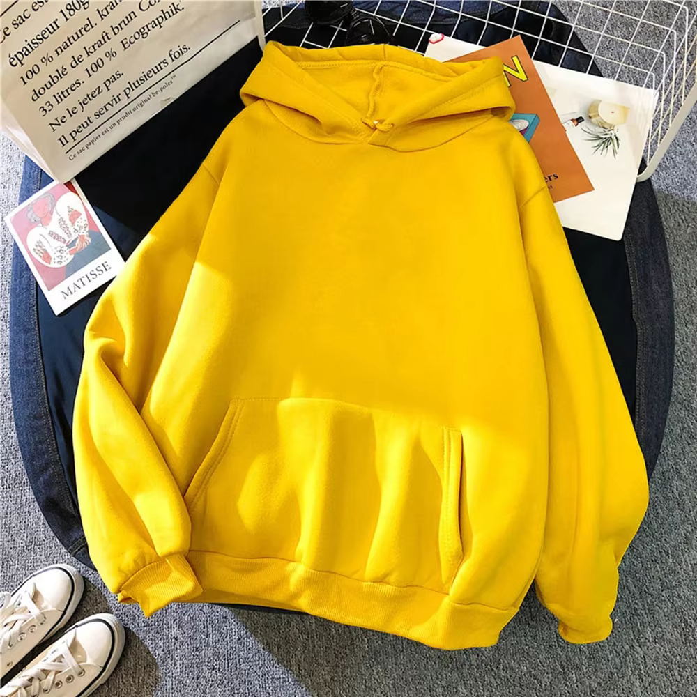 Sweat à capuche tendance minimaliste uni, sweat à capuche sport décontracté et stylé, tenue streetwe