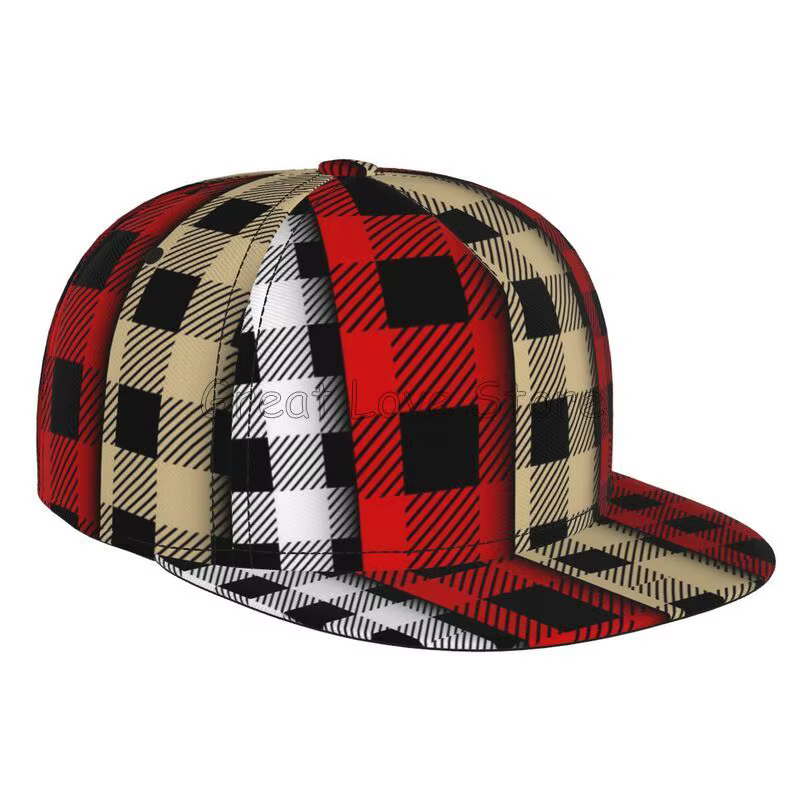 Ensemble de bûcheron Buffalo Plaid casquette de Baseball pour hommes adultes casquette de camionneur